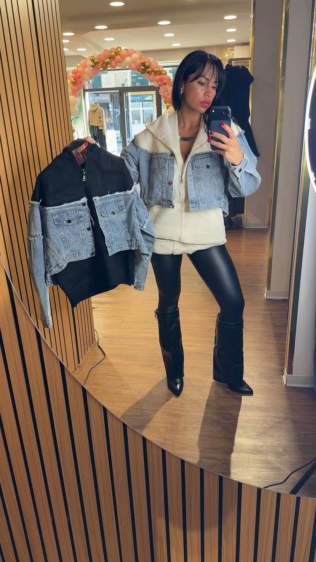 Cardigan con Zip e Cappuccio