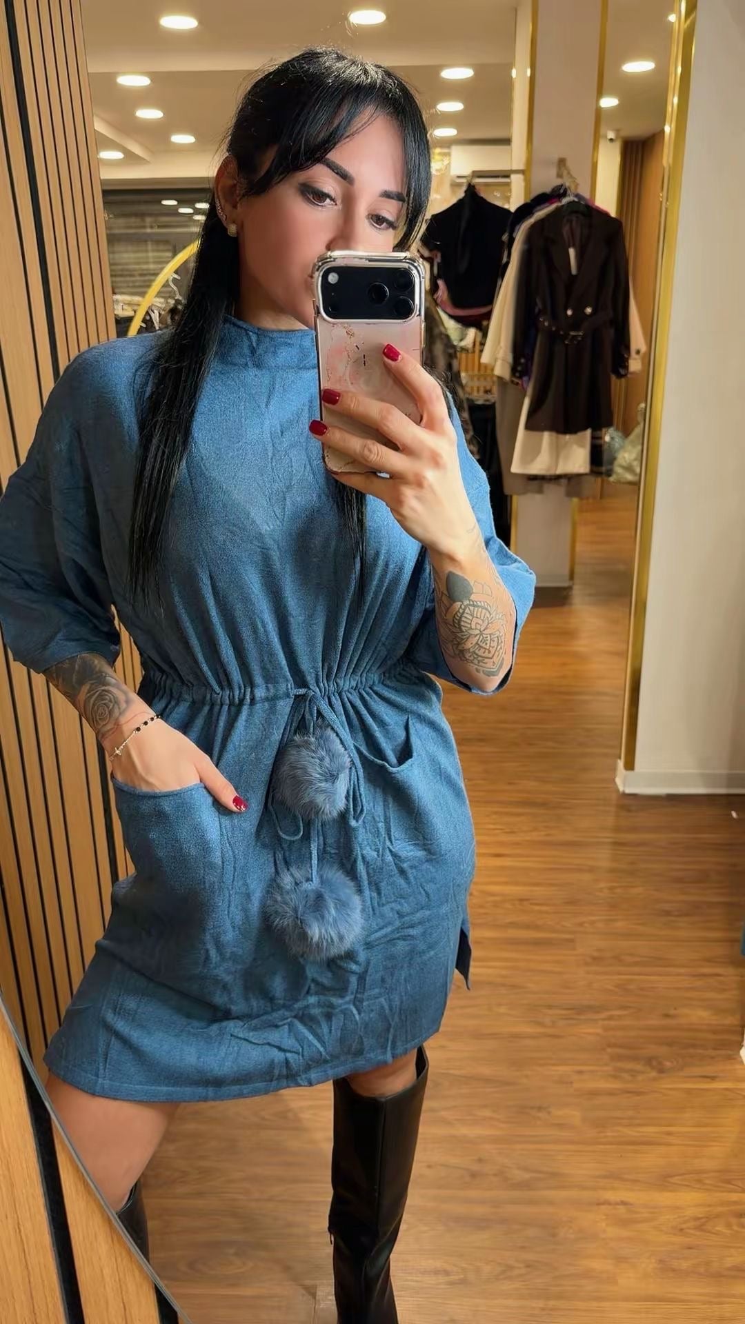 Vestitino Pom-Pom Love