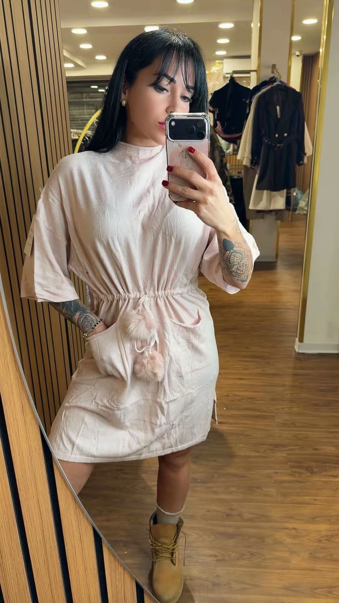 Vestitino Pom-Pom Love